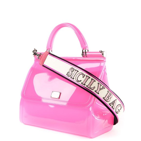 DG Pink Pvc Crossbody Bag - Picture 2 of 5